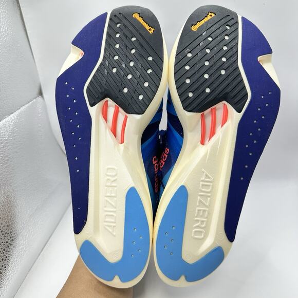 Adidas Adizero Takumi Sen 8 Legacy Indigo Turbo Men’s Running Shoe | Size 6.5 main image 5